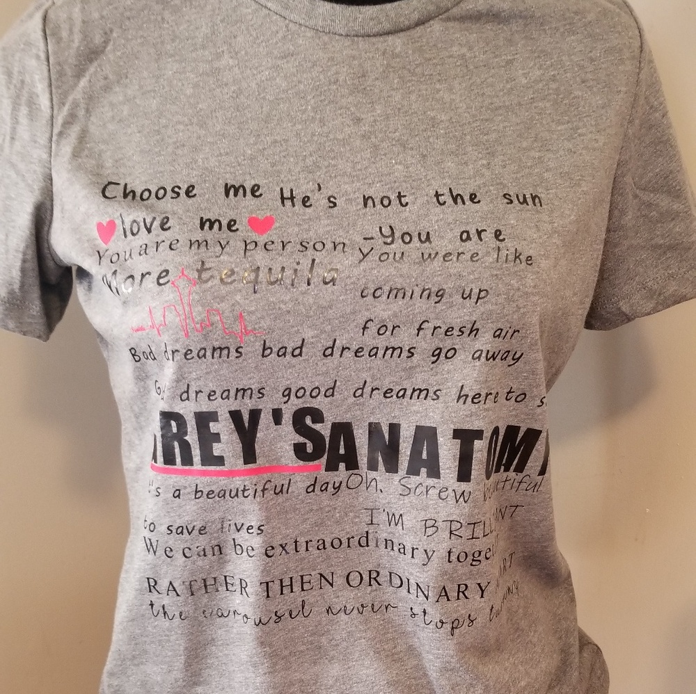 Greys anatomy custom tee!